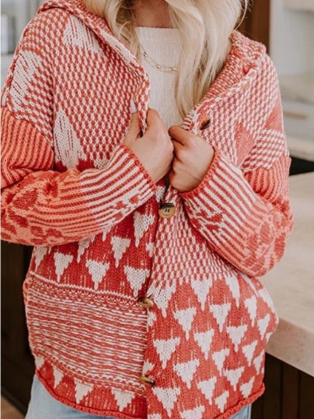 Impressions Fall Knit Cardigan Sweater - NWT
